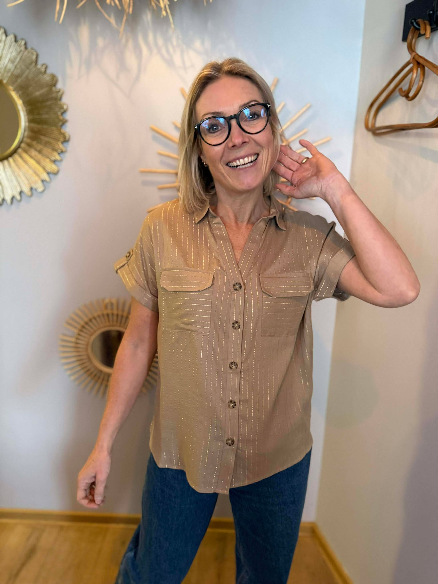 VMBUMPY Shirt - Silver Mink